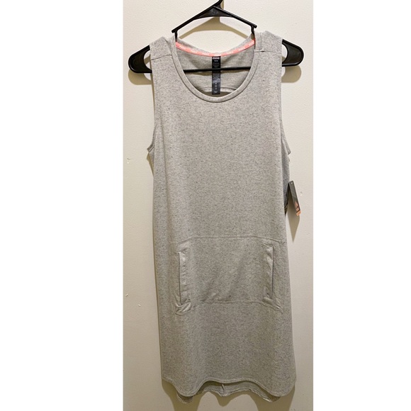 RBX Tops - ✧ RBX | Light Gray Athletic Midi Dress